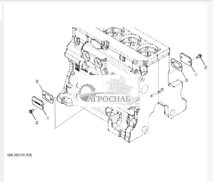 1299 Крышка маслоналивной горловины 